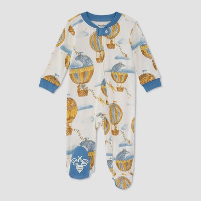 Image of Burt's Bees Baby® Baby Up UP & Away Sleep N' Play - Slate Blue 3-6M