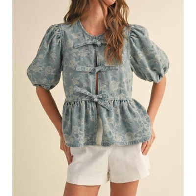 Women's For All Occasions Jacquard Top - MIOU MUSE