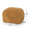 OUTSUPPLY Bean Bag Seats, Plush Microfiber Square Ottoman, Stylish Accent Seat - 2 of 4