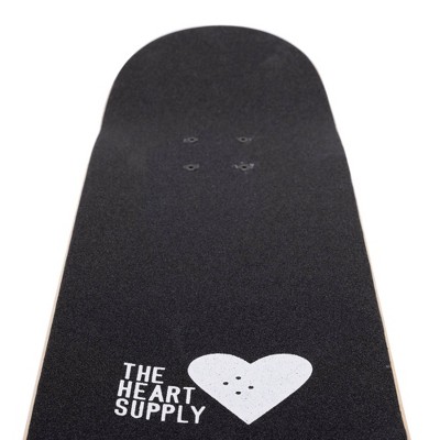 The Heart Supply Skateboard &#8211; Red and White Checkerboard_8