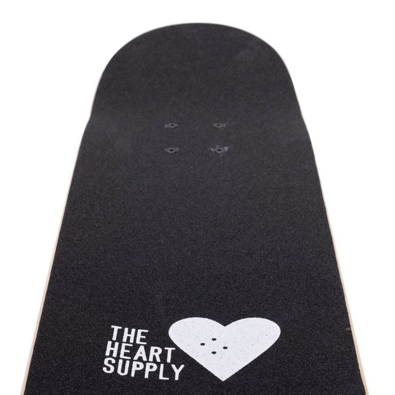 The Heart Supply Skateboard &#8211; Red and White Checkerboard, 4 of 13