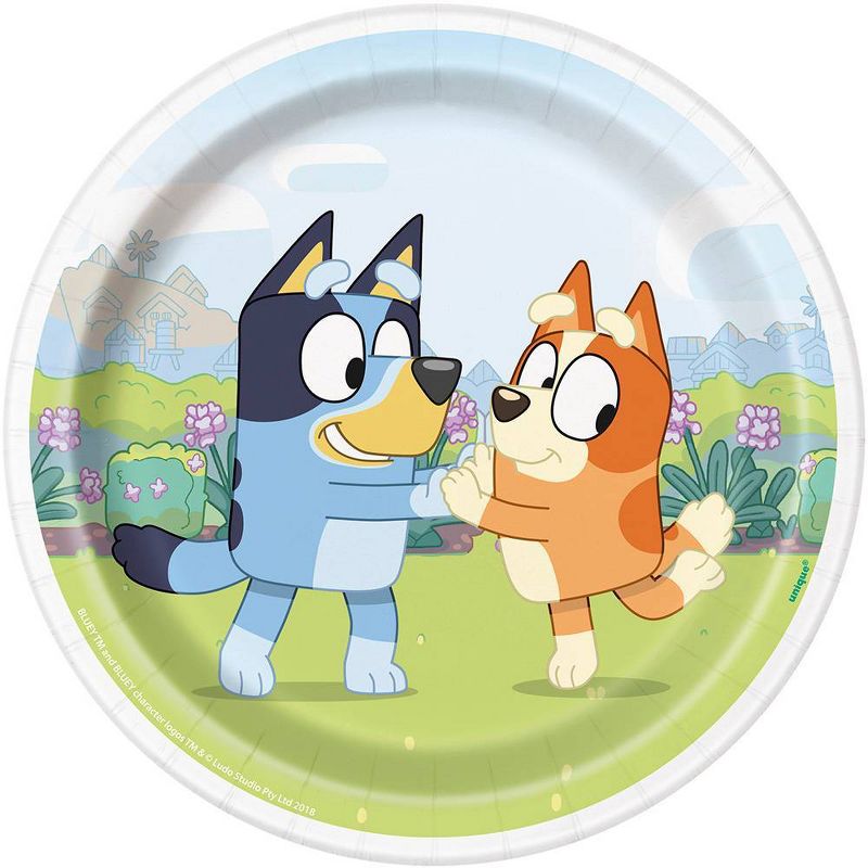 8ct Bluey Paper Plates, 1 of 6