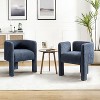 Elias Modern Dining Chair with Three-legged Design for Dining Rooms, Offices, Living Rooms, and Bedrooms | ARTFUL LIVING DESIGN - 3 of 4