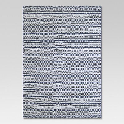 Pattern Stripe Outdoor Rug Blue - Threshold™