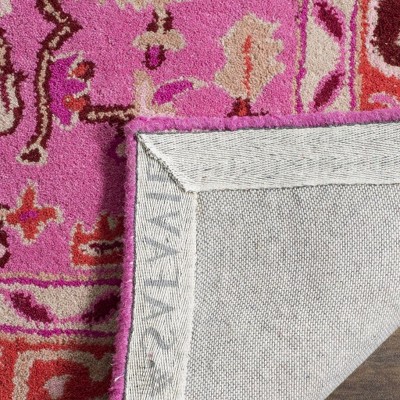 Bellagio Red Pink/Ivory Handmade Wool Area Rug