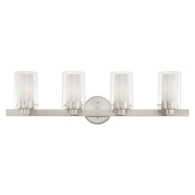 Livex Lighting Manhattan 4 - Light Vanity in  Brushed Nickel