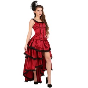HalloweenCostumes.com Women's Saloon Girl Costume - 1 of 3