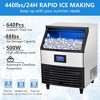 Commercial Ice Maker Machine 440lbs/24H, Stainless Steel Under Counter ice Machine - 4 of 4