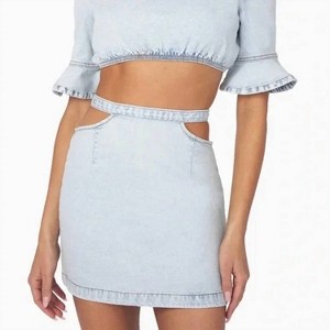 Women's Cut Out Comfort Mini Skirt - WE WORE WHAT - 1 of 4