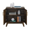 VYNXARIA Vintage Fluted Mid-Century Sideboard Cabinet - 3 of 4