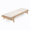 Christopher Knight Home Mallorca Acacia Wood Chaise Lounge With Water-Repellent Cushions - 4 of 4