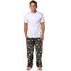 Sesame Street Men's Oscar The Grouch Bah Humbug Super Minky Pajama Pants - 2 of 4