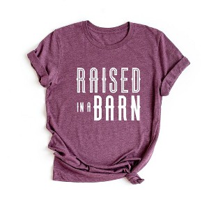 Simply Sage Market Women's Raised In A Barn Short Sleeve Graphic Tee - 1 of 2