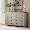 Dresser for Bedroom, Farmhouse Wood Rustic Wide Chest of Drawers, Storage Dressers Organizer for Bedroom, Living Room, Hallway - 2 of 4