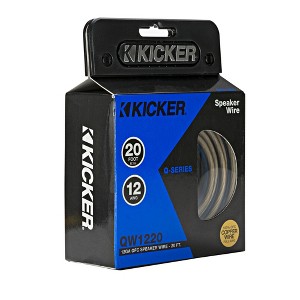 Kicker 46QW1220 Q-Series 12AWG Speaker Wire, 20 FT - 1 of 2
