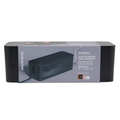 CableBox Flame Retardant Cable Organizer Black - BlueLounge