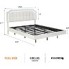 homfan Floating Bed FrameWith Smart RGB LED Lights Headboard
 Adjustable Headboard - 2 of 4
