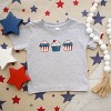 The Juniper Shop Patriotic Cupcakes Toddler Short Sleeve Tee - 3 of 4