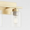 Quorum Lighting Carter 2 - Light Vanity in  Aged Brass - 2 of 4