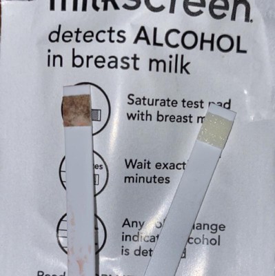 Upspring Milkscreen Breast Milk Test Strips For Alcohol - 8ct