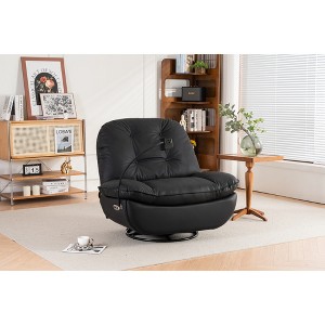 270° Swivel Glider Power Recliner with USB Charger, Bluetooth Music Player, Multi-Function Modes for Sleep, Work, Gaming, and Leisure - 1 of 4