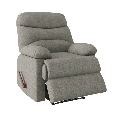 Orion Wall Hugger Recliner Warm Gray Chenille - Prolounger: Durable ...