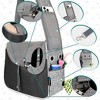 PetAmi Small Dog Sling Carrier, Soft Crossbody Puppy Carrying Purse, Adjustable Breathable Travel Pet Cat Pouch to Wear for Traveling - 3 of 4