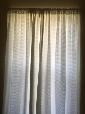 Waffle Texture Semi-sheer Anti-dust Curtain - Clean Window : Target