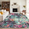 Modern Abstract Large Living Room Bedroom Area Rugs, Soft Non Slip Contemporary Throw Carpet for Dining Room - 4 of 4