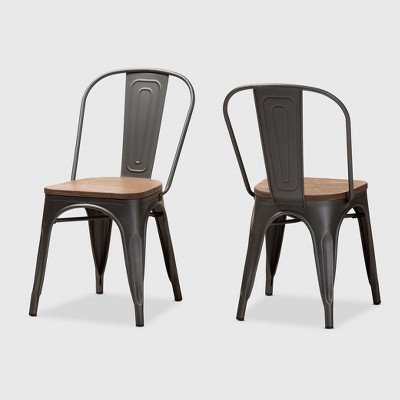 target metal dining chairs