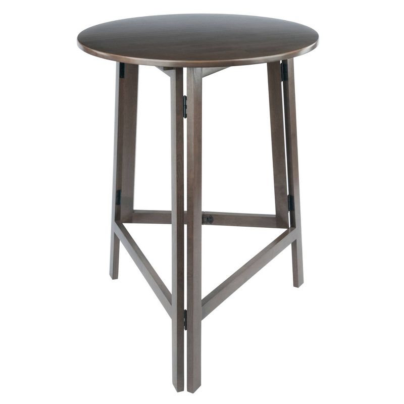 Torrance High Round Bar height Table Oyster Gray - Winsome, 1 of 14