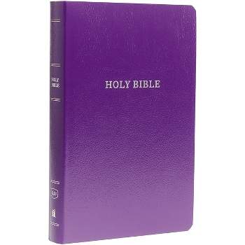 KJV, Gift and Award Bible, Imitation Leather, Purple, Red Letter Edition - by  Thomas Nelson (Paperback)