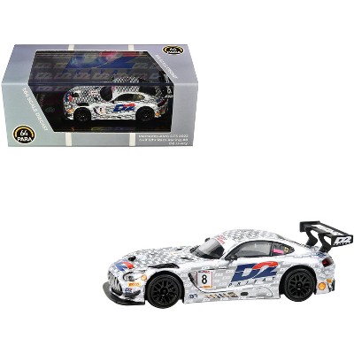 Mercedes-AMG GT3 Evo #8 "D2 Privat with RAM Racing" "Gulf 12 Hours" (2022) 1/64 Diecast Model Car by Paragon Models