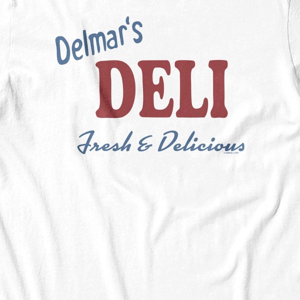Playera Marvel Spider-Man Brand New Day con logo de Delmar's Deli para hombre 3