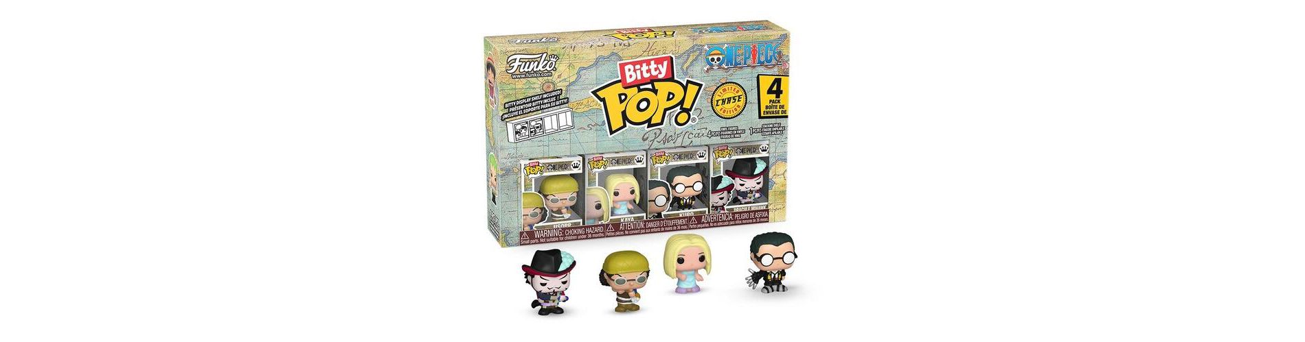 Funko - Funko Bitty POP!: One Piece - Usopp 4-Pack