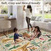 Fulvari Rug,Washable Animal Living Room Rug with Non Slip Design,Soft Low Pile Large Carpet for Bedroom,Dining Room, Farmhouse, Playroom - 4 of 4