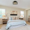 Wymer 3 Light Semi Flush Bronze Dark Brown - EGLO: ETL Listed, Steel Fixture for Foyer & Bedroom - 4 of 4