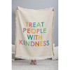 socoart Treat People With Kindness III Woven Throw Blanket - Deny Designs - 3 of 4