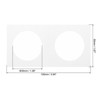 Unique Bargains Transparent Window Paper Coin Storage Organizing Protective Coin Holder 100 Pcs - 2 of 4