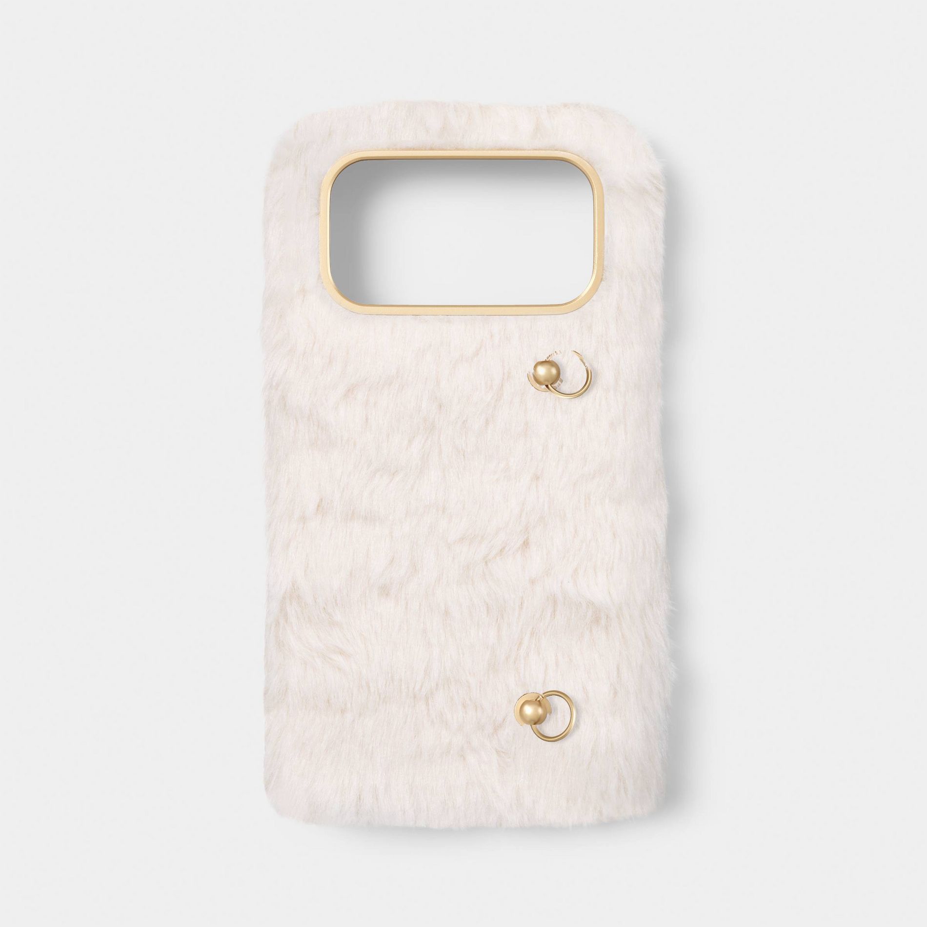 iPhone 17 Pro Max Alpine Phone Case - heyday™ Cream Fur