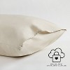 Shuteye Supply Body Pillow 400 Thread Count Fresh Repel Stain Release Percale Pillowcase Set Tundra - image 3 of 4