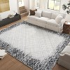 Coucheta Washable Abstract Area Rug, Stain-Resistant  Non-Slip Low-Pile Ultra Soft Foldable Mat for Living room, Bedroom - 2 of 4