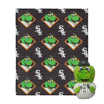 MLB Chicago White Sox Mascot Silk Touch Throw Blanket and 11" Plush