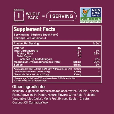 Lioness Calm Mixed Berry Fruit Snacks - 3.4oz/4ct