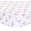 The Peanutshell Meadow Pink Floral Crib Bedding Set, 4pc to 12pc - 4 of 4
