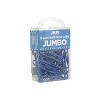 JAM Paper Colored Jumbo Paper Clips Large 2 Inch Baby Blue Paperclips 221819034A - 3 of 3