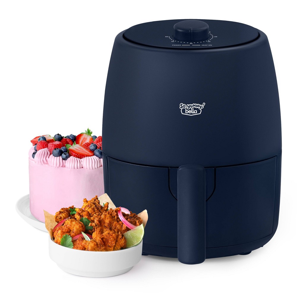 So Yummy by bella 2.0qt Air Fryer Navy