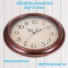 Unique Bargains Decorative Silent Non-Ticking Retro Country Wall Clock 12 Inch - 3 of 4
