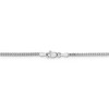Black Bow Jewelry 1.5mm 14k White Gold Solid Franco Chain Necklace - 4 of 4