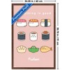 Trends International Pusheen: Bento Box - Everything Is Good Sushi Grid Framed Wall Poster Prints - 3 of 4